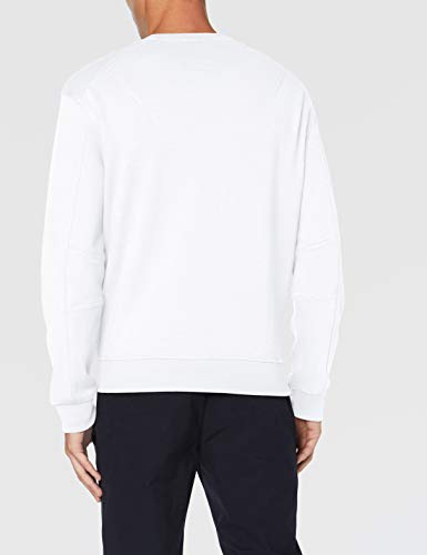 Armani Exchange Icon Sweat Sudadera, Blanco (White 1100), Large para Hombre