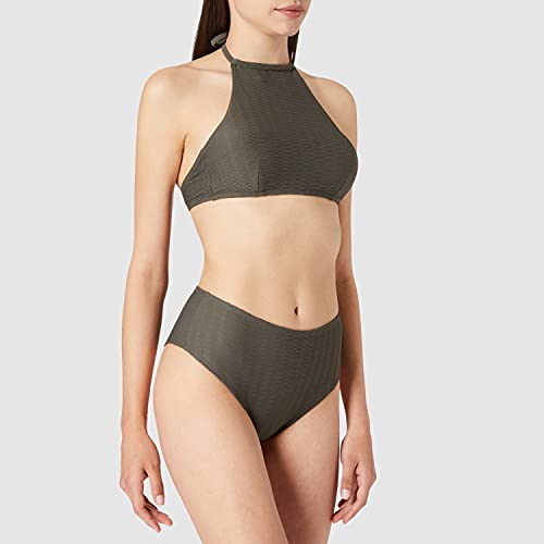 Armani Exchange Marrone Chiaro High Waist Brazilian Disfraces de tamaño Adulto, S para Mujer