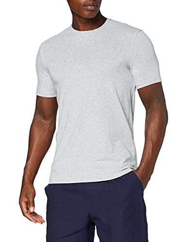 Armani Exchange Pima Round Neck Camiseta, Gris (B09b Heather Grey 3929), X-Large para Hombre