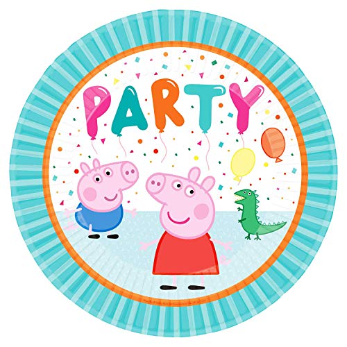 Artículos De Fiesta De Peppa Pig Kit De Fiesta De Cumpleaños para Niños Decoraciones De Vajilla De Peppa para 16 Invitados