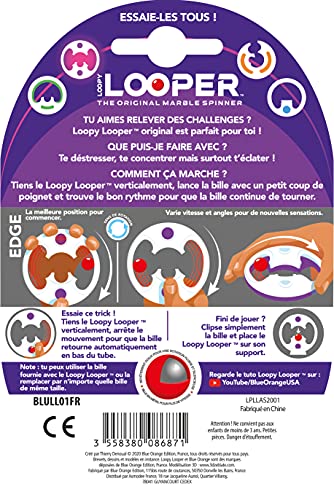 Asmodee- Loopy Looper Edge Juego de dirección, antiestrés (Blue Orange Edition BLULL01FR)