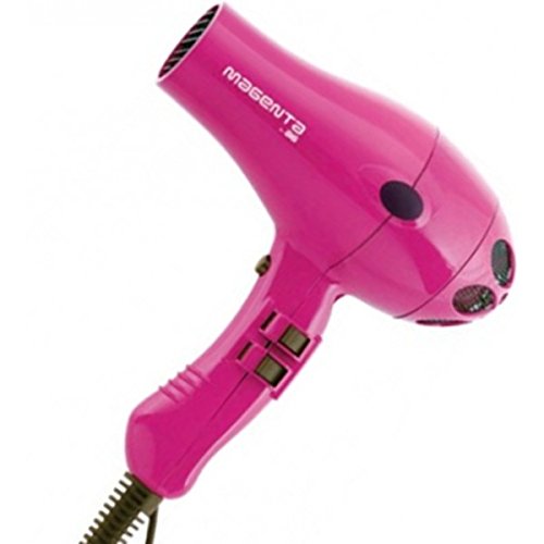 Asuer Group AG Twister Magenta 2100W - Secador profesional compacto iónico turmalina cerámica | 3.000.000 iones/seg/cm³ | Volumen de aire 65,2 m³/h