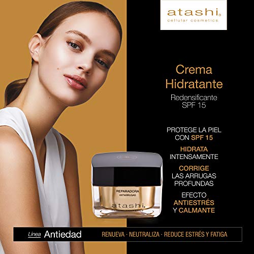 Atashi | Cofre de Belleza | Crema Hidratante Redensificante SPF 15 + crema Renovadora 100 ml