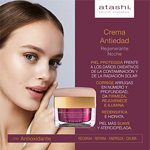 atashi | Cofre de Belleza | Ritual Antioxidante Hidratante Día + Crema Antiedad