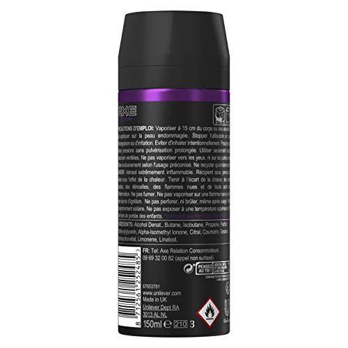 AXE Provocation Desodorante Spray - pack de 2 x 150 ml (300 ml)