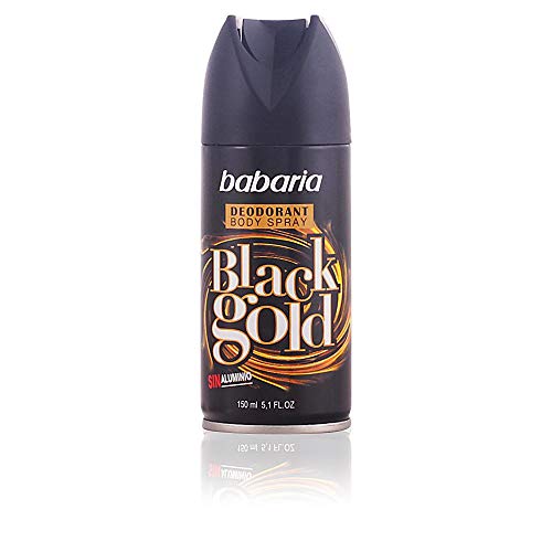 Babaria Black Gold - Desodorante, 150 ml