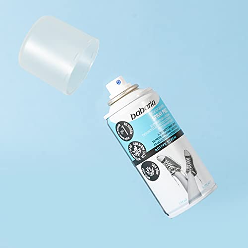 Babaria Desodorante Spray Pies Sudoración Extrema - Control De Sudoración Y Mal Olor, color Blanco, 150 ml