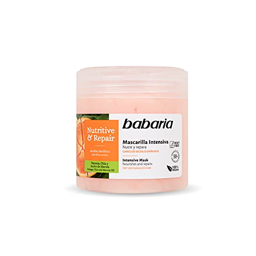 Babaria, Mascarilla Intensiva Para Pelo, Nutritive&repair, 400 Ml, Fresco