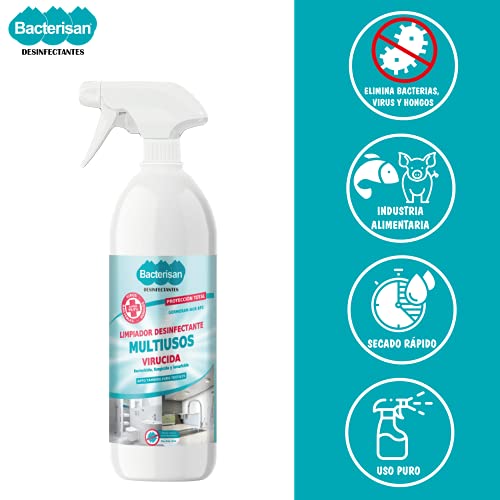 Bacterisan Limpiador Desinfectante Multiusos Virucida, 750 ml