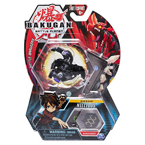 Bakugan, Nillious, criatura transformadora coleccionable de 5 cm de alto, para edades de 6 años en adelante