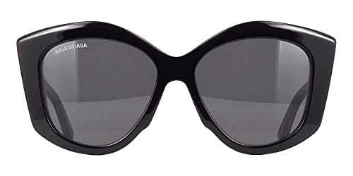 Balenciaga Gafas de Sol BB0126S Black/Grey 56/16/145 mujer