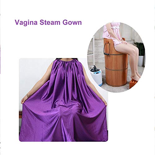 Bata de Baño De Humigación, Capa de Transpirable Vapor Yoni para Sauna, Elikliv Bata de Vapor para El Hogar, Tienda de SPA, Terapia Corporal, Impermeable