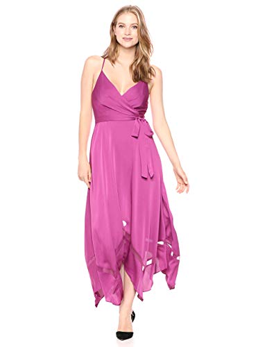 BCBGMAXAZRIA - Vestido de pañuelo de imitación para mujer - Rosa - 38