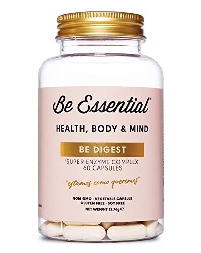 Be Essential, Be Digest, super enzyme complex, 60 cápsulas, complejo alimenticio compuesto por todas las enzimas necesarias para una correcta digestión,non gmo,cápsula vegetal,sin gluten,sin soja