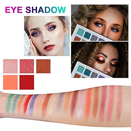 Beauty Glazed 18 colores Shimmer Matte Pigment Glitters Makeup Shine Diamond Paleta de sombras de ojos Smoky Nude Makeup Gloss Larga duración Impermeable Sombra de ojos Cosméticos