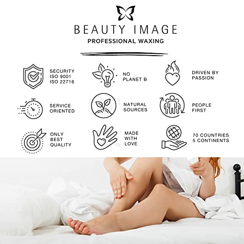 BEAUTY IMAGE Finewax Cera Depilatoria Profesional en Perlas 1 Kg. Cera Caliente con Aceite de Argán para Depilación Indolora -Corporal, Facial, Ingles y Axilas- sin Bandas. -Procedencia Española-