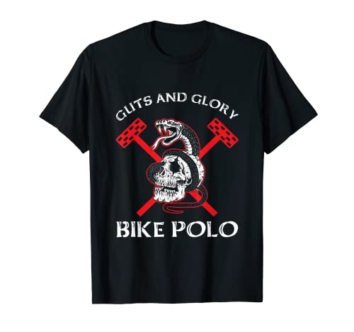 Bicicleta Ciclista Deportes Guts Glory Bike Polo Mallet Deportistas Camiseta