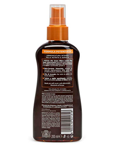 Bilboa, Aceite solar en spray para acelerar el bronceado, con activador de melanina, prolongada el bronceado – 200 ml