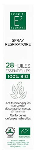 Bio Spray Respiratoire aux 28 Huiles Essentielles 100% Bio (vegan) 100ml