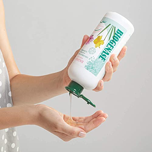 Biogenase Plus Verde - Gel de Ducha para Pieles Sensibles - Gel Dermoprotector Sin Parabenos - Apto para la Higiene Intima de Mujeres y Hombres y para la Higiene Diaria de bebés y Ancianos - 500 ml