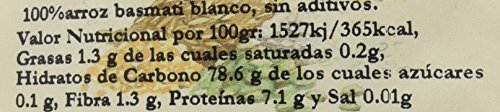 Bionsan Arroz Basmati Blanco Ecológico - 3 Paquetes de 1000 gr - Total: 3000 gr