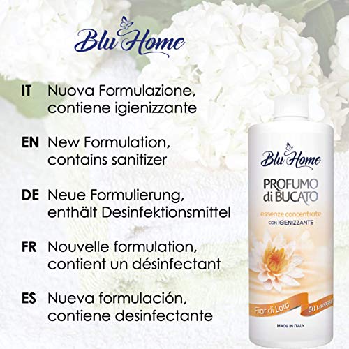 BLU HOME Perfume Concentrado para la Ropa (Flor de Loto, 500 ml)