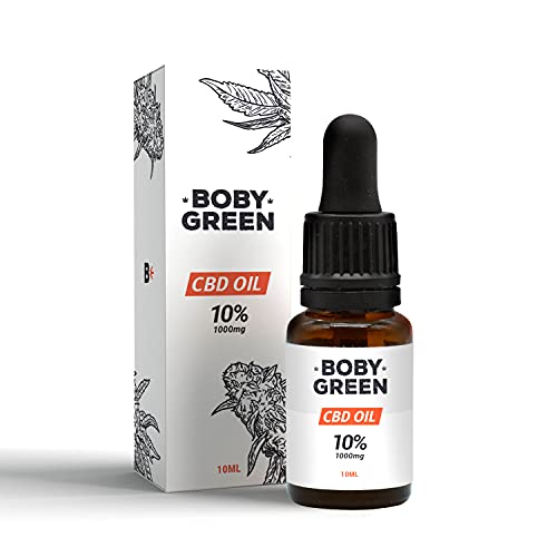 Bobygreen CBD Oil - Aceite CBD 10% Formula Potenciada - Aceite de CBD Gotas Enriquecidas 10% CBD Productos 100% organicos 0% THC | 10 ml