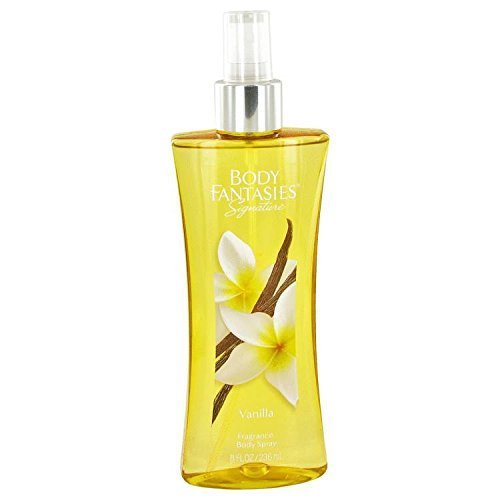 Body Fantasies Signature Vanilla Fantasy por Parfums De Coeur Spray corporal 8 onzas para mujer por Parfums de Coeur