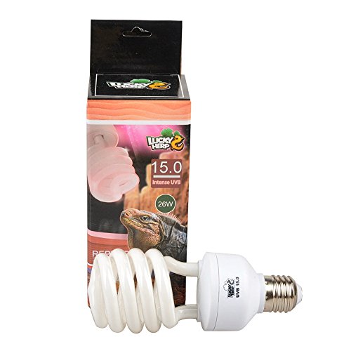 Bombilla compacta fluorescente para reptiles de rayos UVA y UVB 15.0, 13 W, 26 W