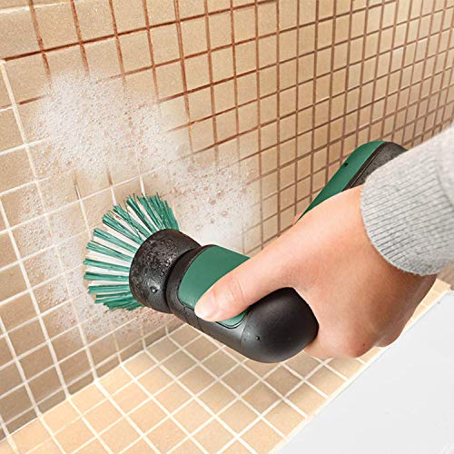 Bosch Cepillo de limpieza eléctrico UniversalBrush (incluye batería de 3,6 V integrada, 1 cable micro USB y 4 accesorios de limpieza, en caja de cartón)