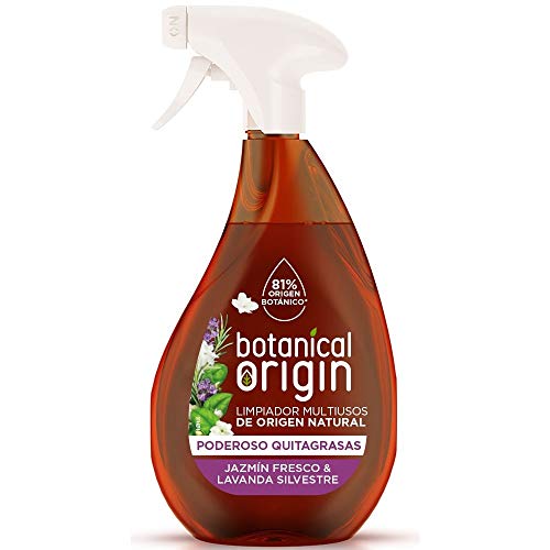 Botanical Origin Limpiador multiusos ecológico, Fragancia Jazmín Fresco y Lavanda Silvestre - 500 ml