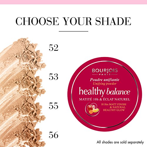 Bourjois - Healthy balance unifying powder beige, maquillaje en polvo, tono clair