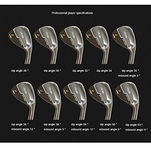 Bowltoo Redes de práctica para Golf Putters de Entrenamiento de Golf Clubes de Golf Single W105C SIEMPOS DE Arena (Size : Dip Angle 58 ° Rebound Angle 12 °)