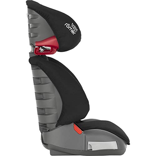 BRITAX RÖMER Silla Coche ADVENTURE Flexible con Protecciones Laterales Niño de 15 a 36 kg, Grupo 2/3, de 3,5 Años a 12 Años, Cosmos Black, No tiene ISOFIX