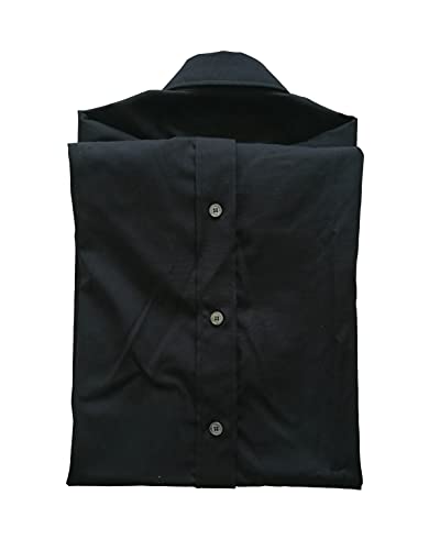BURBERRY Camisa de manga larga de algodón para hombre, 8036291, color negro, Negro , XS