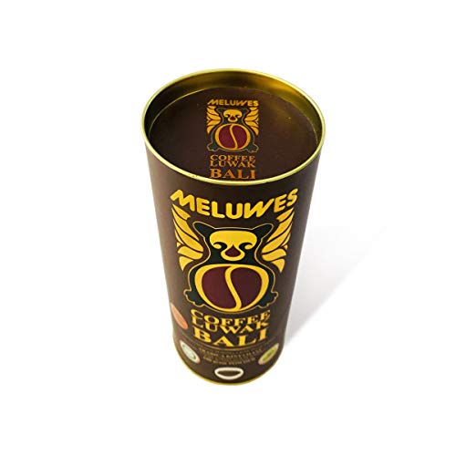 Café Kopi Luwak 50% . Café de Civeta de Bali. En Grano Tostado y Molido. Café Arábica 100%. El Mejor Café del Mundo (100gr)