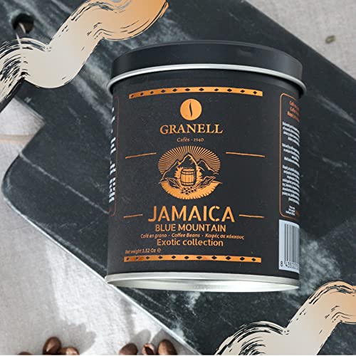 Cafés Granell Exotic Collection | Regalos Amantes Café - Pack Cafés Premium Regalo | Kopi Luwak, Jamaica Blue Mountain, Hawaii Kona - Café en Grano Natural - Regalo Cafe Gourmet, 3x100 gr