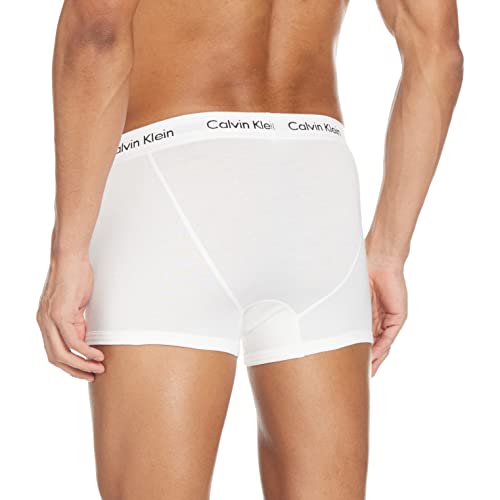 Calvin Klein Boxershorts-Modern Essentials Bóxer, Blanco (White 100), L para Hombre