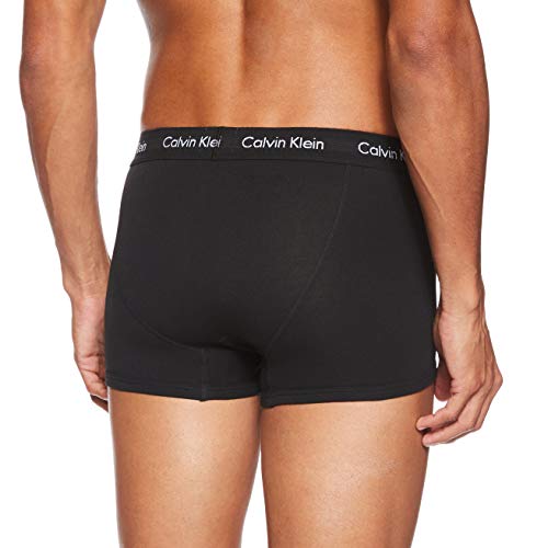 Calvin Klein Boxershorts-Modern Essentials Bóxer, Negro (Black 001), L para Hombre