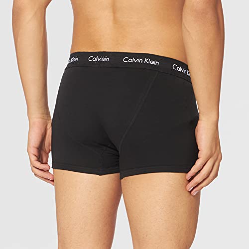 Calvin Klein Boxershorts-Modern Essentials Bóxer, Negro (Black 001), L para Hombre