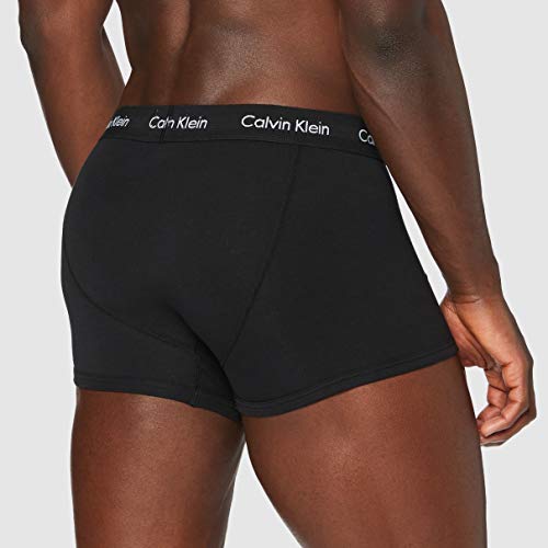 Calvin Klein Boxershorts-Modern Essentials Bóxer, Negro (Black 001), L para Hombre