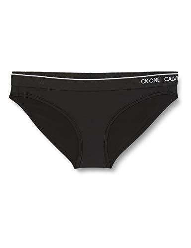 Calvin Klein Braguita de Bikini, Black, L para Mujer