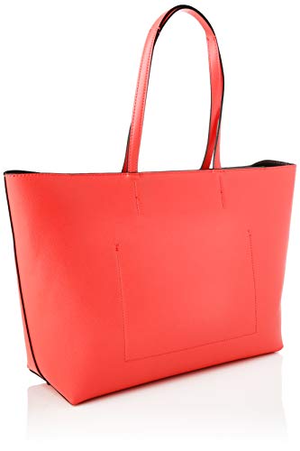 Calvin Klein - Ck Must Shopper Md Cav, Bolsos totes Mujer, Rojo (Coral), 1x1x1 cm (W x H L)