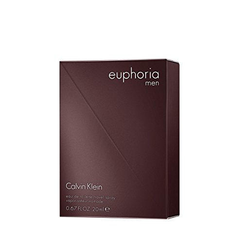 Calvin Klein Euphoria Men, Eau de Toilette para hombres, tamaño de viaje, 20 ml