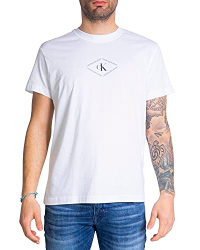 Calvin Klein Jeans CK Monotriangle tee Camiseta, Rusty Orange, XS para Hombre