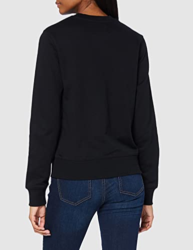 Calvin Klein Jeans Institutional Core Logo Cn, Sudadera para Mujer, Negro (Ck Black), XS