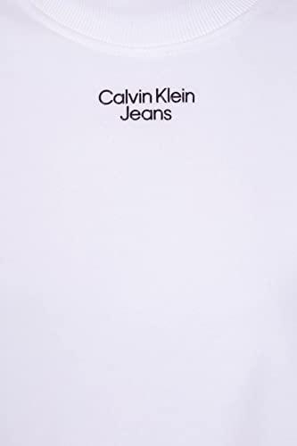 Calvin Klein Jeans - Sudadera para mujer con logotipo impreso, talla M