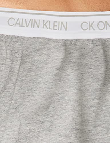 Calvin Klein Sleep Short Pantalones de Pijama, Grey Heather, M para Hombre