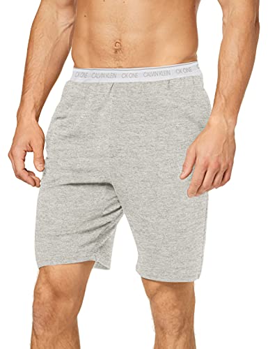 Calvin Klein Sleep Short Pantalones de Pijama, Grey Heather, M para Hombre