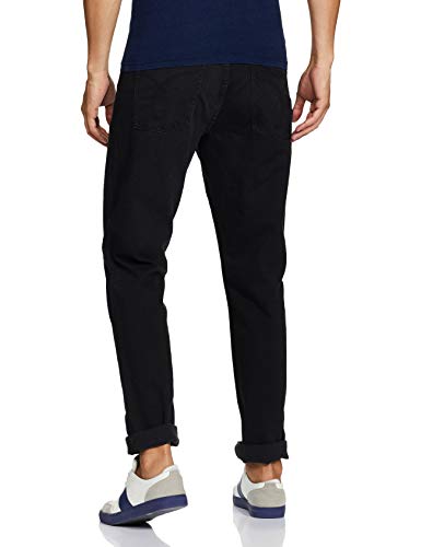 Calvin Klein Super Vaqueros Skinny, Denim Black, 32W / 32L para Hombre